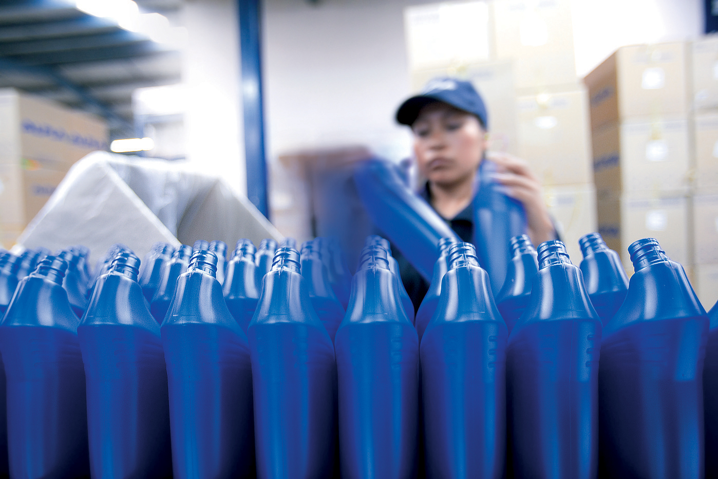 blue bottle production