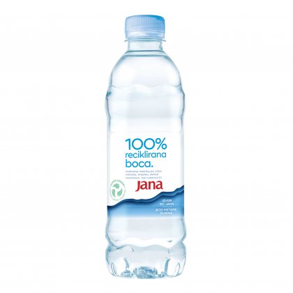 100 per cent rPET waterbottle